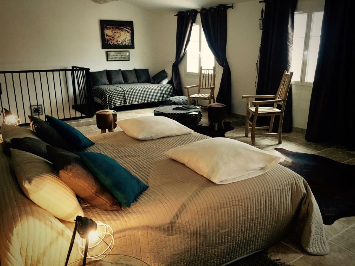 Mas Du Grand Bordes Bed and Breakfast Saint-Laurent-dʼAigouze Exteriör bild